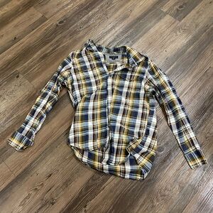 Plaid Flannel Button Up from Banana Republic